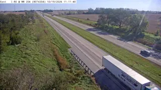 I-80 at Mile Marker 203.4 – Near Victor