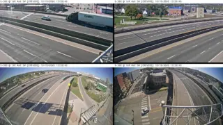 I-380 at 1st Avenue Southwest – Mile Marker 19.8 – Cedar Rapids – Multi-Angle View