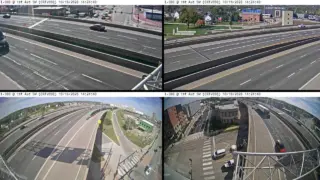 I-380 at 1st Avenue Southwest – Mile Marker 19.8 – Cedar Rapids – Multi-Angle View