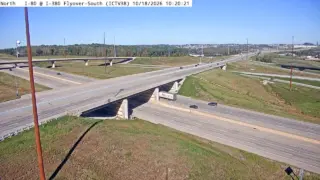 I-80 at I-380 Northbound Flyover – Mile Marker 238.8 – Coralville