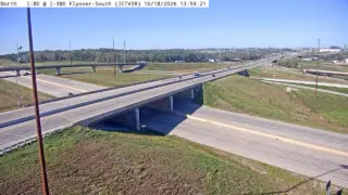 I-80 at I-380 Northbound Flyover – Mile Marker 238.8 – Coralville