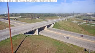 I-80 at I-380 Northbound Flyover – Mile Marker 238.8 – Coralville