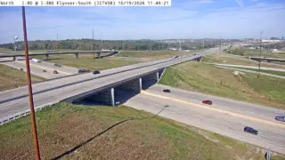 I-80 at I-380 Northbound Flyover – Mile Marker 238.8 – Coralville