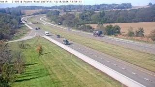 I-380 at Poyner Road – Mile Marker 62.2 – Near Gilbertville