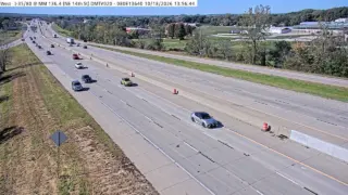 I-35/I-80 at Mile Marker 136.4 – Near Des Moines