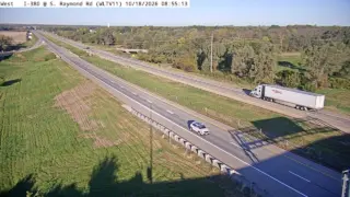 I-380 at South Raymond Road – Mile Marker 66.5 – Near Raymond
