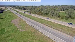 I-380 at South Raymond Road – Mile Marker 66.5 – Near Raymond