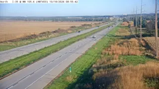 I-35 at Mile Marker 105.6 – Near Huxley
