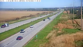 I-35 at Mile Marker 105.6 – Near Huxley