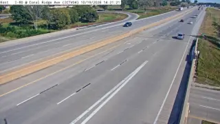 I-80 at Coral Ridge Avenue – Mile Marker 240.2 – Coralville