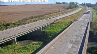 I-80 at Newton Message Sign – Mile Marker 162.8 – Near Newton