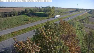 I-80 West of County Road T38 – Mile Marker 177.8 – Near Oakland Acres