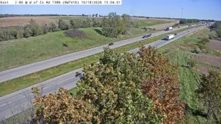 I-80 West of County Road T38 – Mile Marker 177.8 – Near Oakland Acres