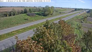 I-80 West of County Road T38 – Mile Marker 177.8 – Near Oakland Acres