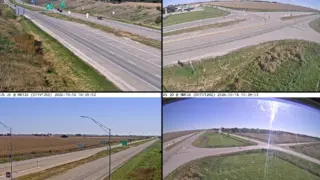 US 20 at Mile Marker 126.20 – Near Otho – Multi-Angle View