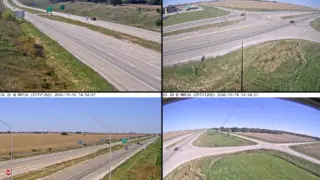 US 20 at Mile Marker 126.20 – Near Otho – Multi-Angle View