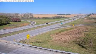 I-35 at US 20 – Mile Marker 142.5 – Near Williams