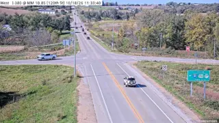 I-380 at 120th Street – Mile Marker 10.85 – Near Shueyville
