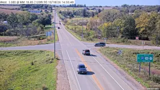 I-380 at 120th Street – Mile Marker 10.85 – Near Shueyville