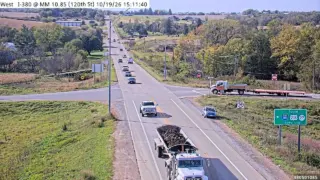 I-380 at 120th Street – Mile Marker 10.85 – Near Shueyville