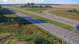 I-280 at Kimberly Road – Mile Marker 1.1 – Davenport