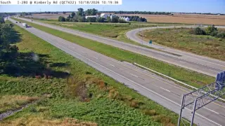 I-280 at Kimberly Road – Mile Marker 1.1 – Davenport
