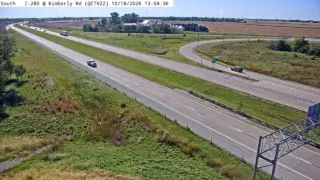 I-280 at Kimberly Road – Mile Marker 1.1 – Davenport