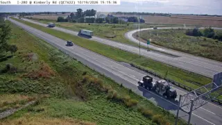 I-280 at Kimberly Road – Mile Marker 1.1 – Davenport
