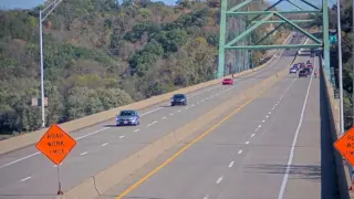 US 61 at Mississippi River Bridge – Mile Marker 192.4 – Dubuque – East View