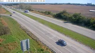 I-80 at Mile Marker 148.5 – Near Mitchellville
