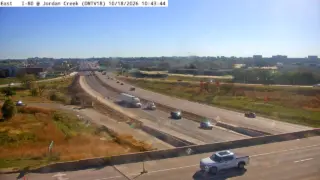 I-80 at Jordan Creek Parkway – Mile Marker 121.2 – West Des Moines