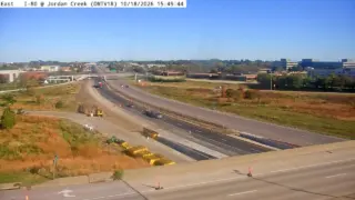 I-80 at Jordan Creek Parkway – Mile Marker 121.2 – West Des Moines