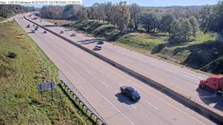 I-80 at Dubuque Street – Mile Marker 243.9 – Iowa City