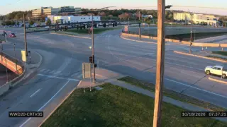 IA 100 at Edgewood Road Northeast Intersection – Mile Marker 7.9 – Cedar Rapids – Wrong-Way Monitoring View