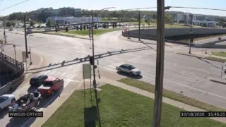 IA 100 at Edgewood Road Northeast Intersection – Mile Marker 7.9 – Cedar Rapids – Wrong-Way Monitoring View