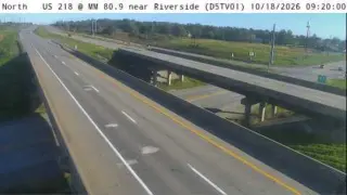 US 218 at Mile Marker 80.9 – Riverside