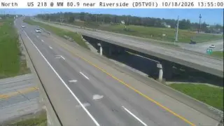 US 218 at Mile Marker 80.9 – Riverside