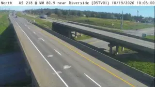US 218 at Mile Marker 80.9 – Riverside