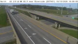 US 218 at Mile Marker 80.9 – Riverside