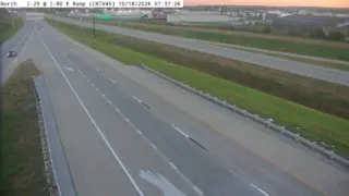 I-29 at I-80 Eastbound Ramp – Mile Marker 52.1 – Council Bluffs