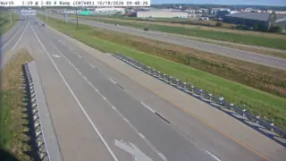 I-29 at I-80 Eastbound Ramp – Mile Marker 52.1 – Council Bluffs