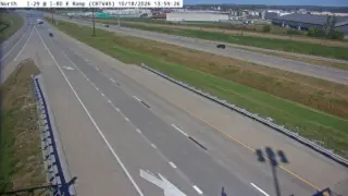 I-29 at I-80 Eastbound Ramp – Mile Marker 52.1 – Council Bluffs