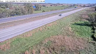 I-80 at Mile Marker 78.5 – Near Adair