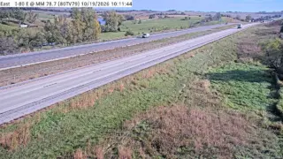 I-80 at Mile Marker 78.5 – Near Adair