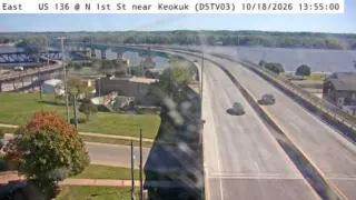 US 136 at North 1st Street – Keokuk