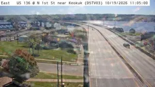 US 136 at North 1st Street – Keokuk