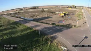 I-29 at IA 175 – Near Onawa – Wrong-Way Monitoring View