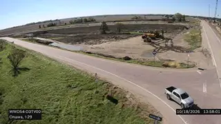 I-29 at IA 175 – Near Onawa – Wrong-Way Monitoring View