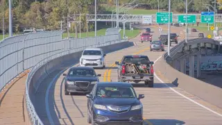 US 20 at West Mississippi River Bridge – Mile Marker 300.1 – Dubuque – West View