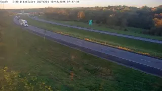 I-80 at Mile Marker 305.4 – Le Claire